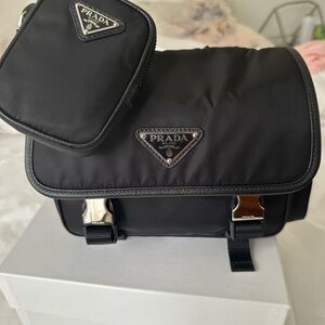 Prada Black Men's Bag Set